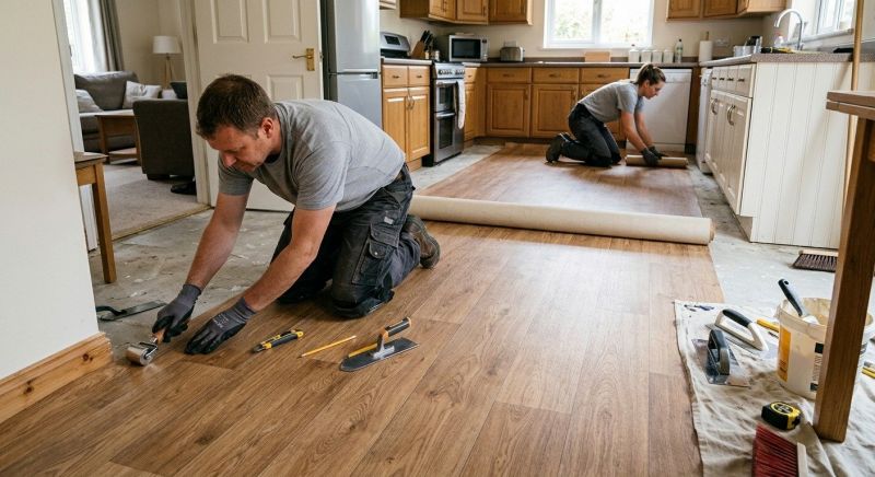 Linoleum Floor Installation in Woodland Park, CO