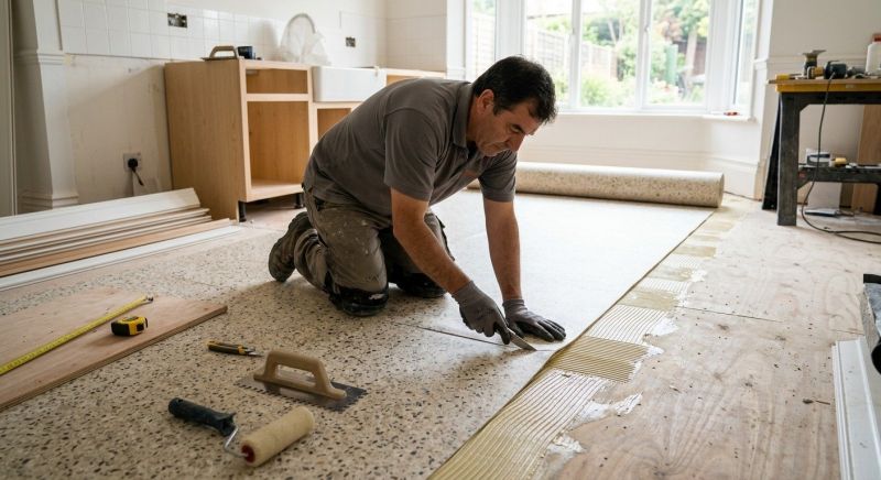 Linoleum Floor Installation in Monument, CO